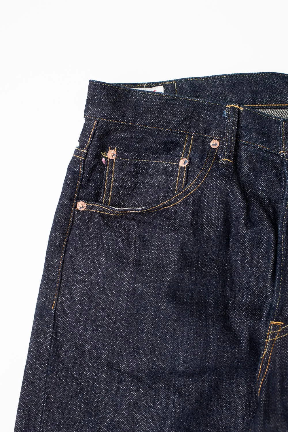 022-KIRAKU - 12oz "Natural Indigo" Selvedge Denim - Relax Straight Fit