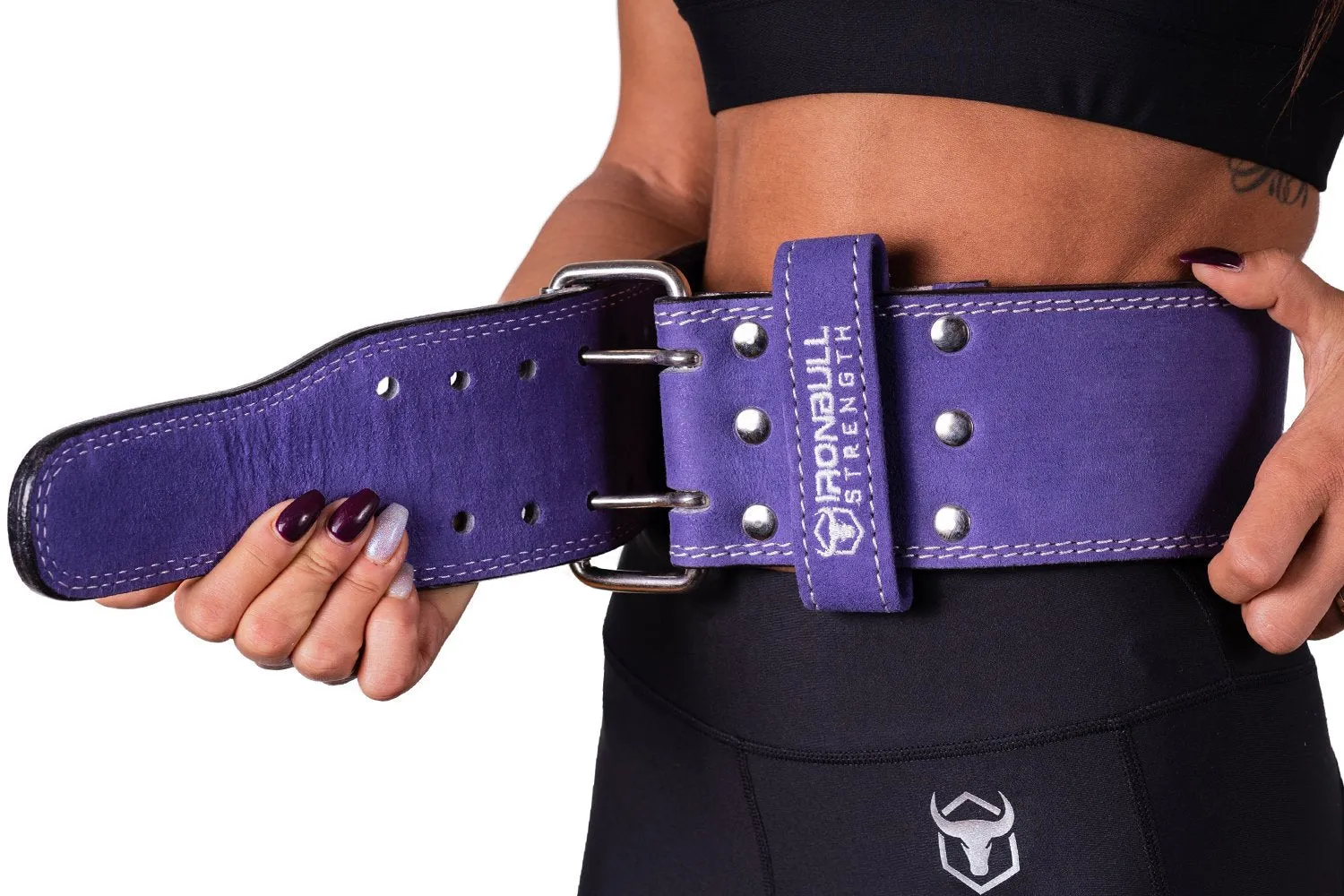 10mm Weight Lifting Belt - Double Prong