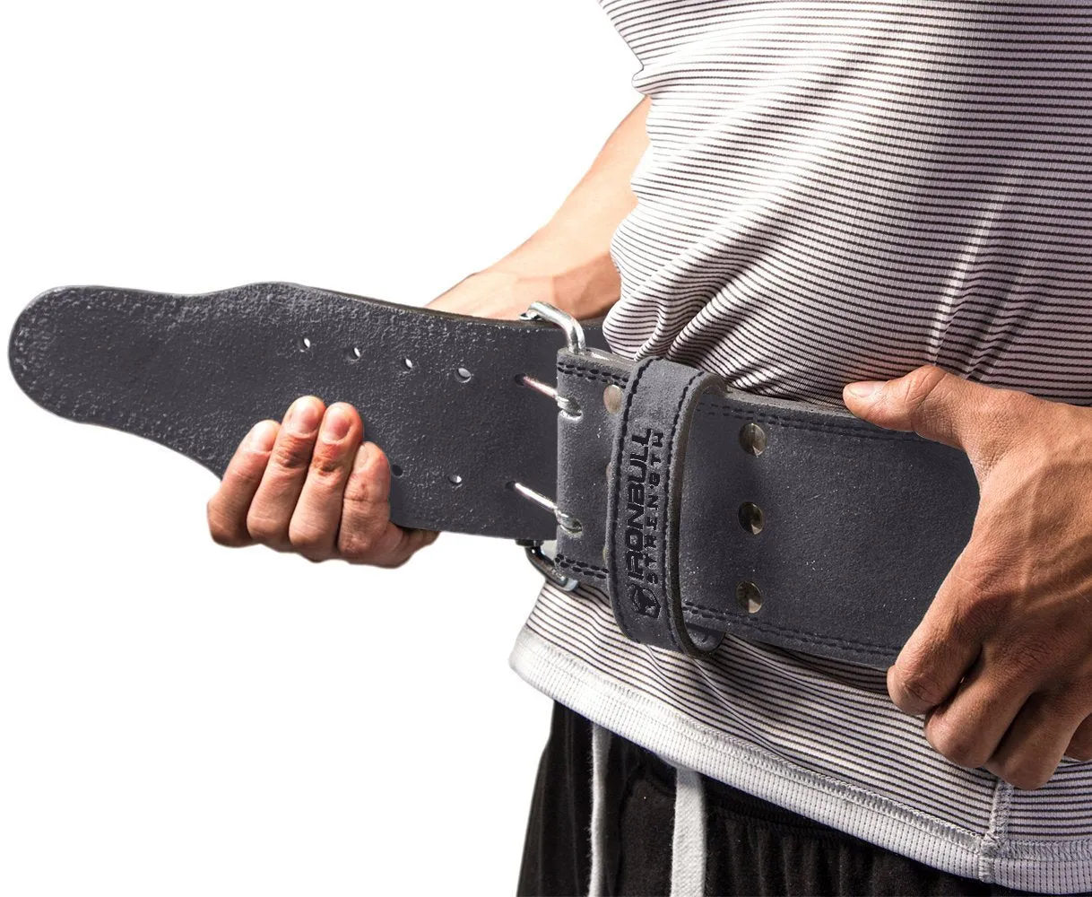 10mm Weight Lifting Belt - Double Prong