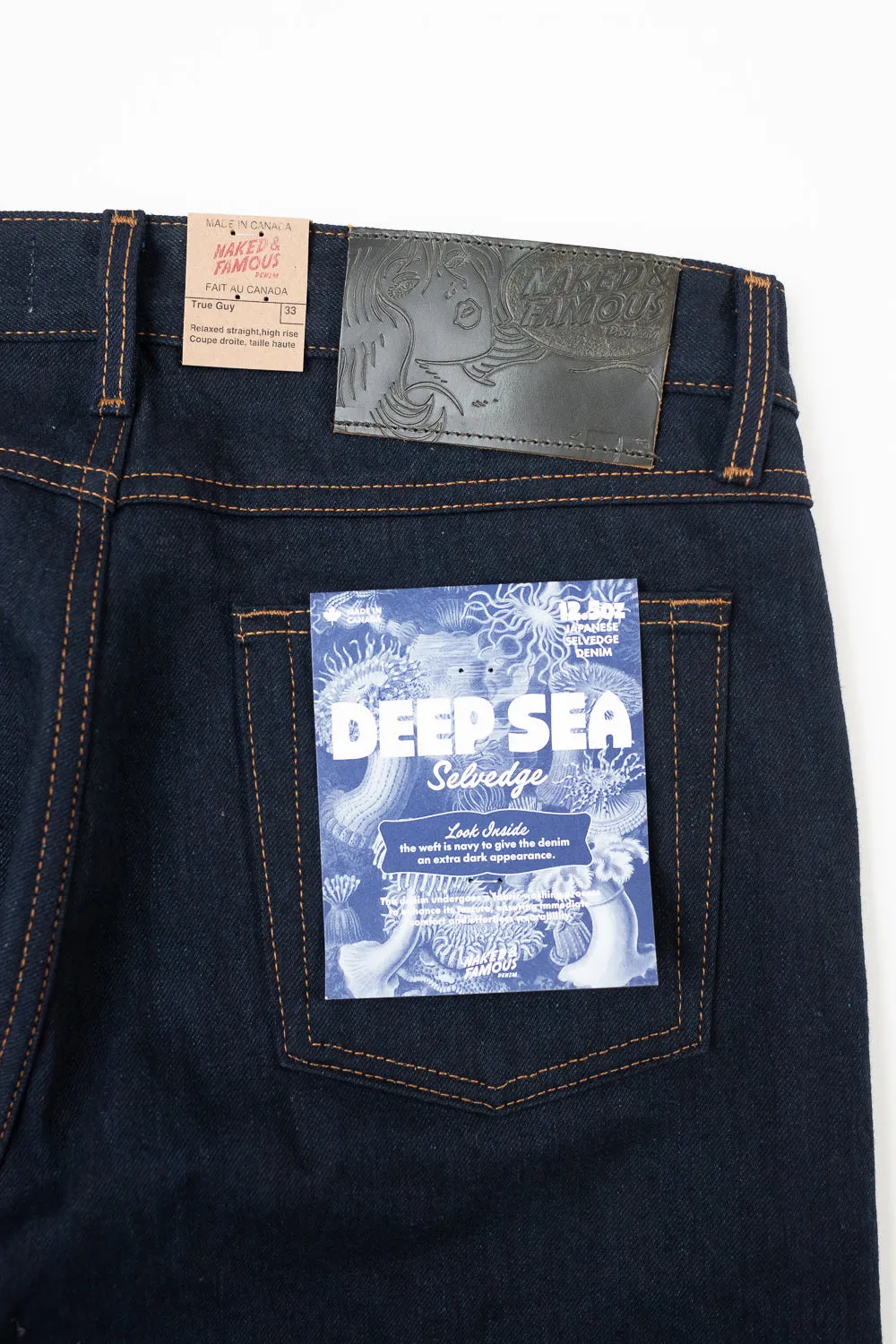 12.5oz - Deep Sea Selvedge - True Guy