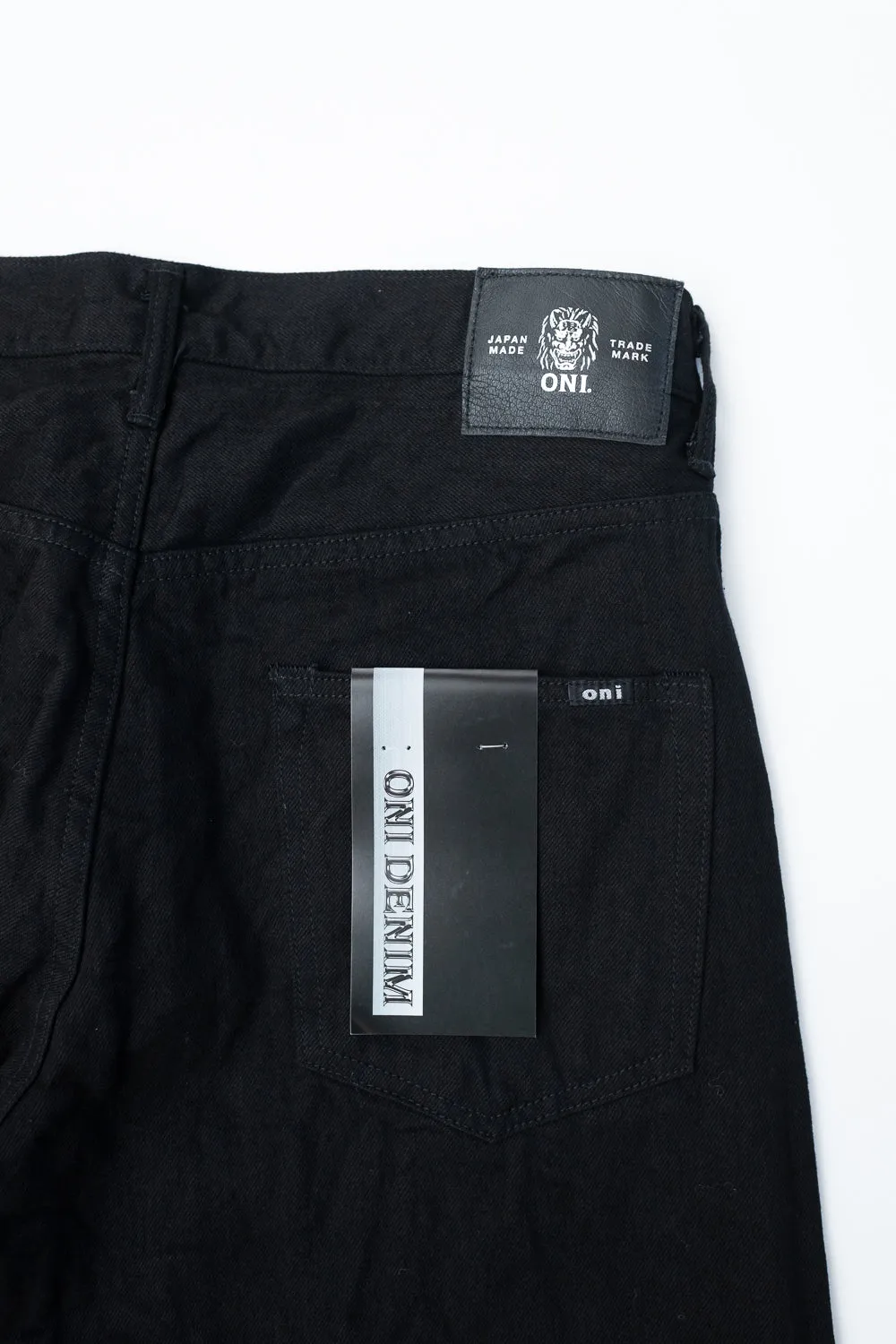 242-13BK - 13oz "Jet Black" Jeans - Wide Straight