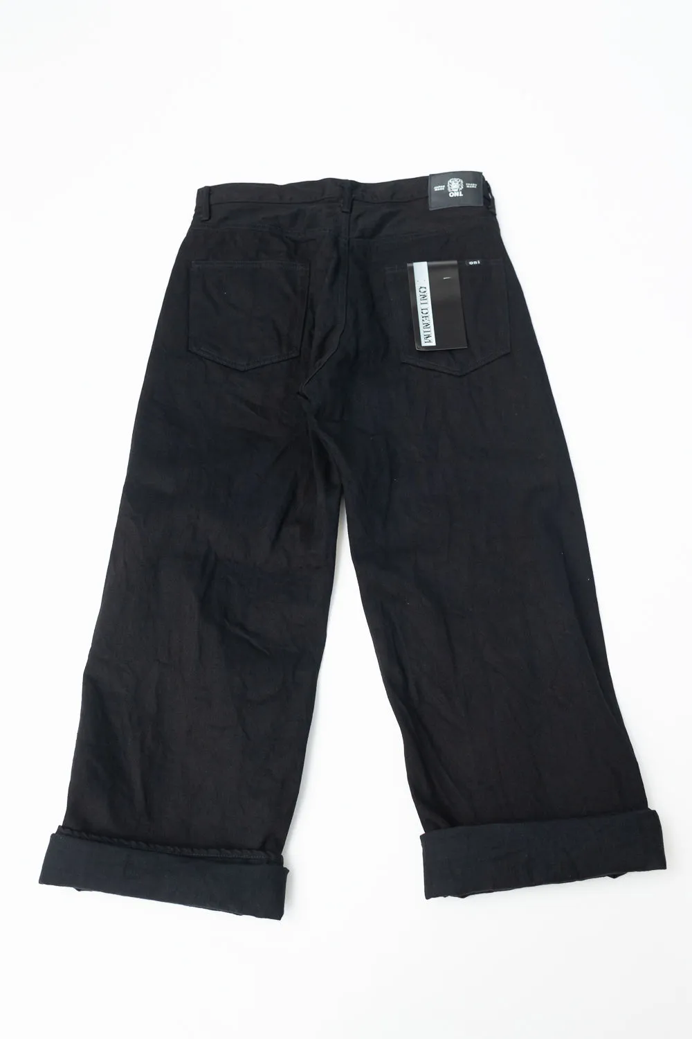 242-13BK - 13oz "Jet Black" Jeans - Wide Straight