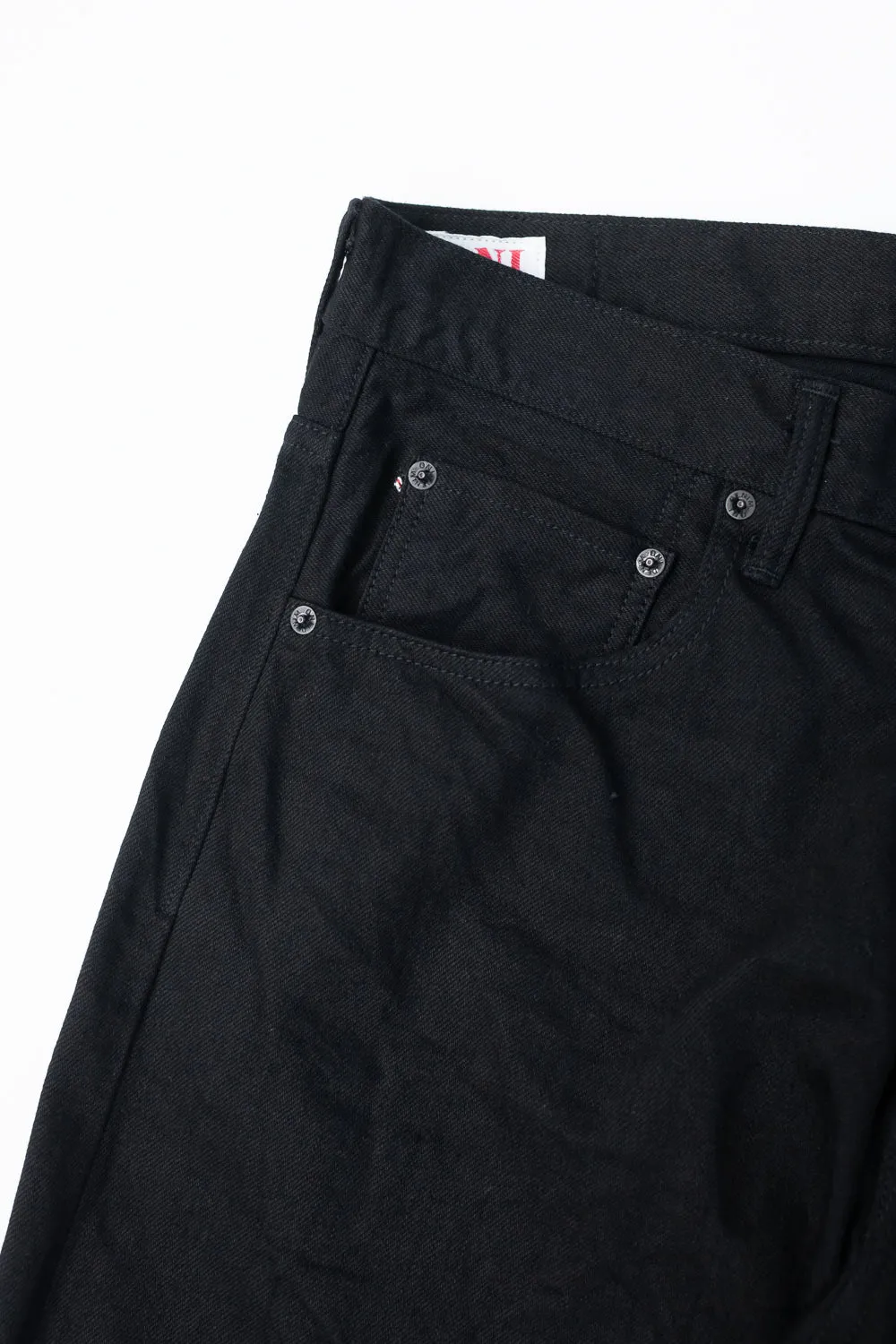 242-13BK - 13oz "Jet Black" Jeans - Wide Straight