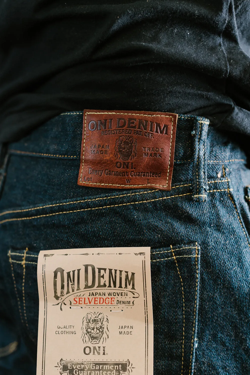 288ZR-KABEG - 20oz "Secret Kabuki Kakishibu Brown" Selvedge Denim - Regular Straight Fit