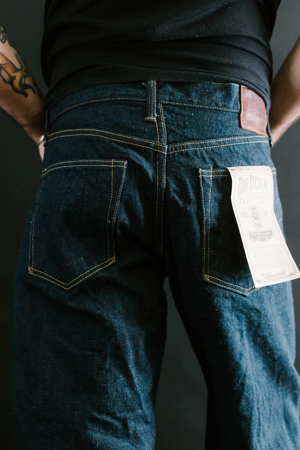 288ZR-KABEG - 20oz "Secret Kabuki Kakishibu Brown" Selvedge Denim - Regular Straight Fit