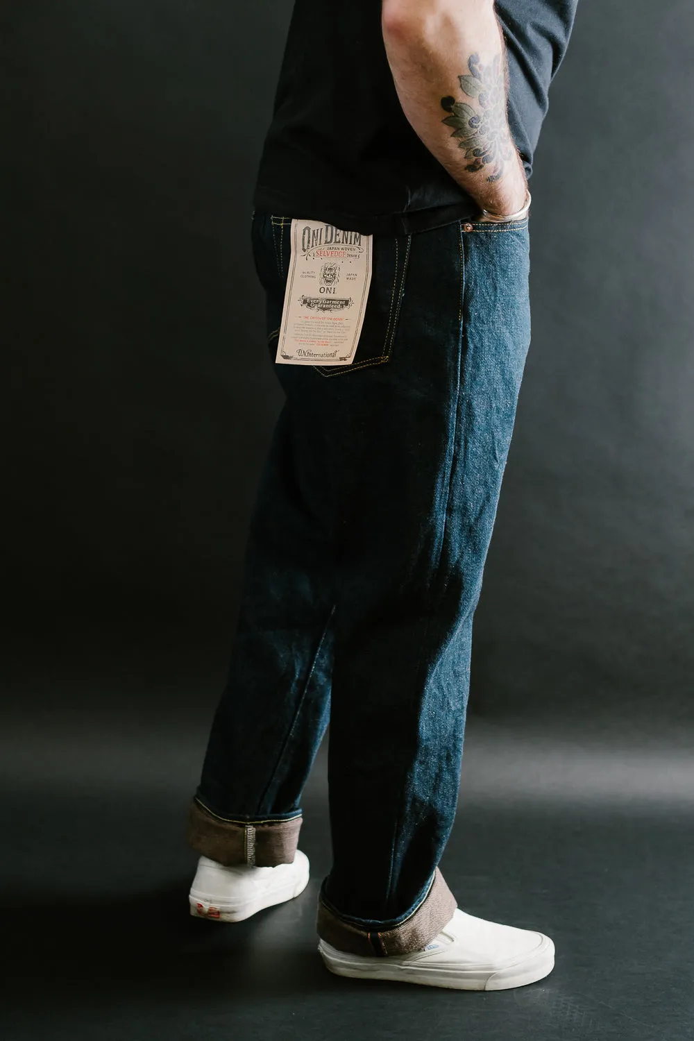 288ZR-KABEG - 20oz "Secret Kabuki Kakishibu Brown" Selvedge Denim - Regular Straight Fit