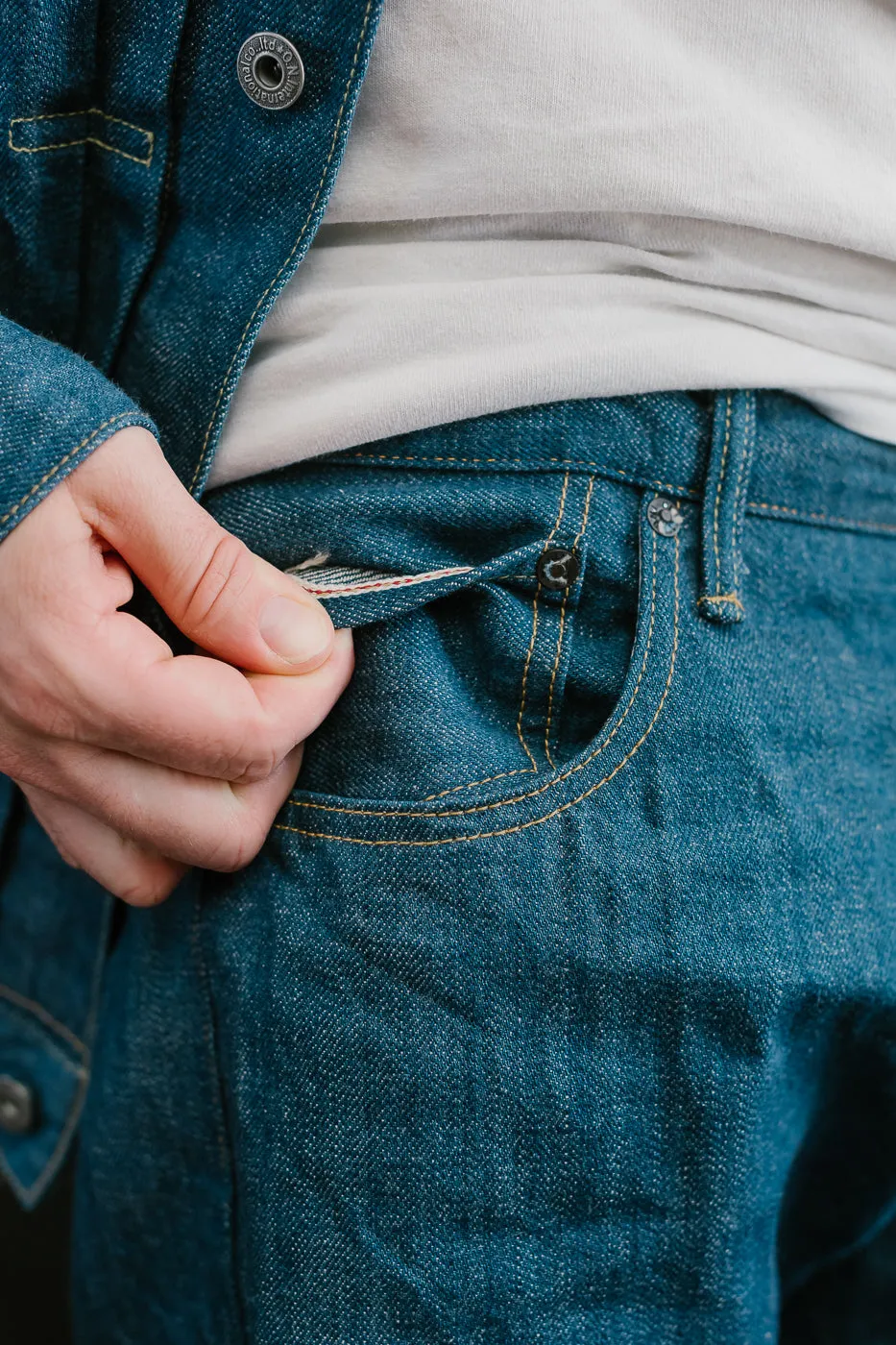 570 OFBD - 13.7oz "Old Faded Blue" Selvedge Denim - Classic Straight Fit