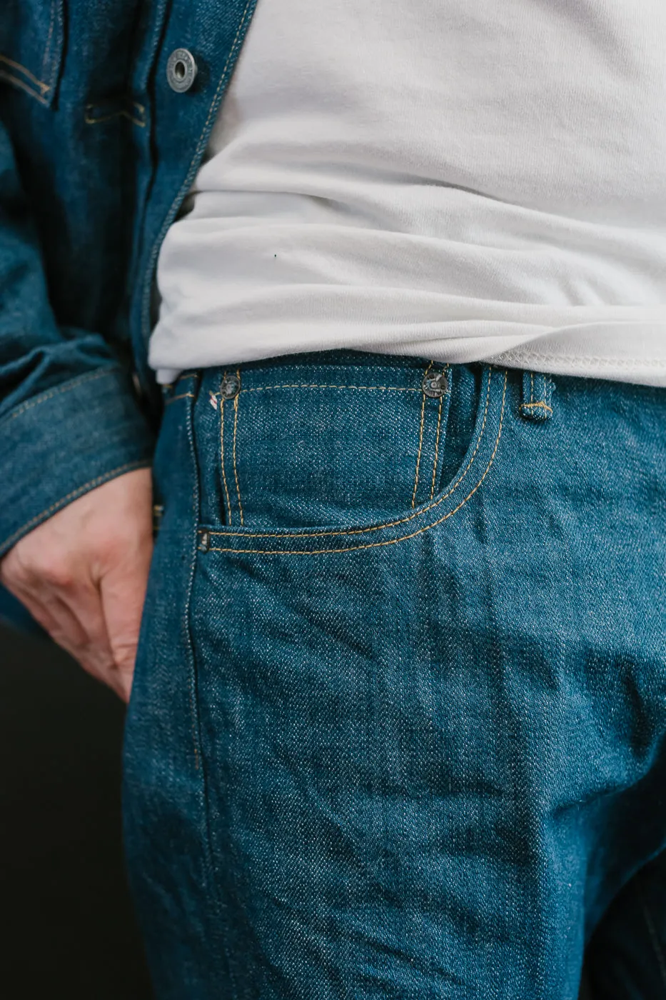 570 OFBD - 13.7oz "Old Faded Blue" Selvedge Denim - Classic Straight Fit