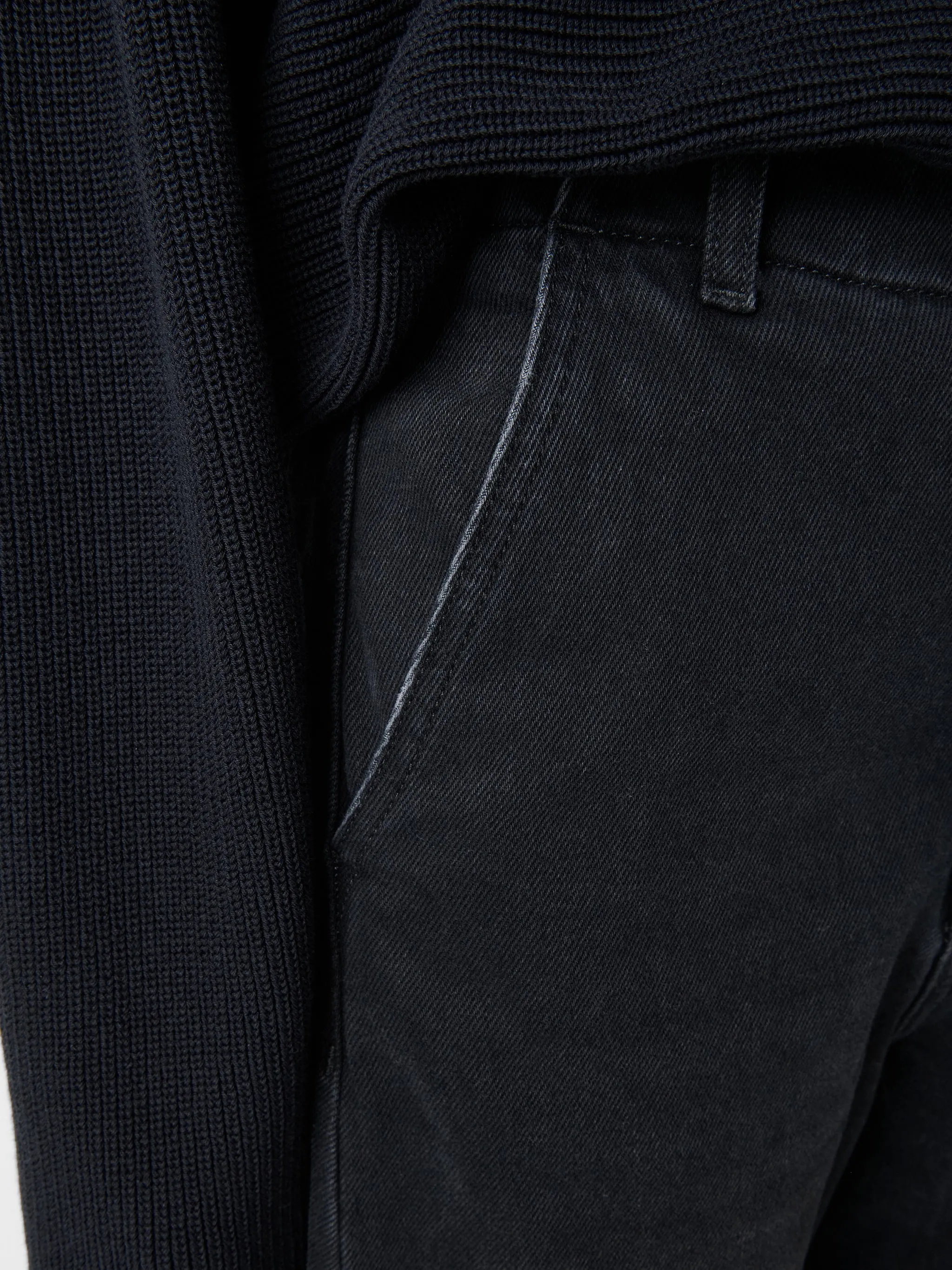 Akerman Denim Pant in Washed Black