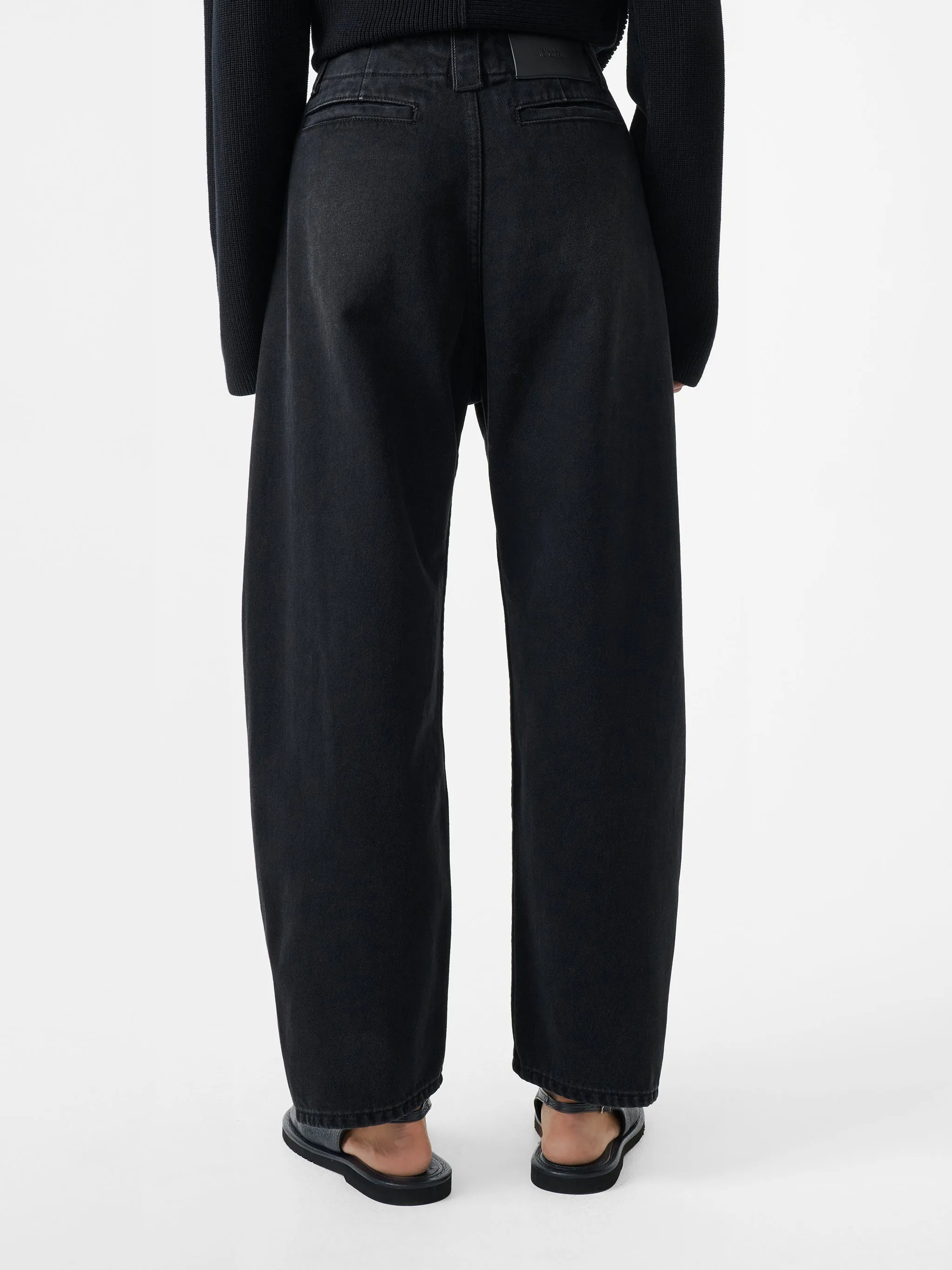 Akerman Denim Pant in Washed Black