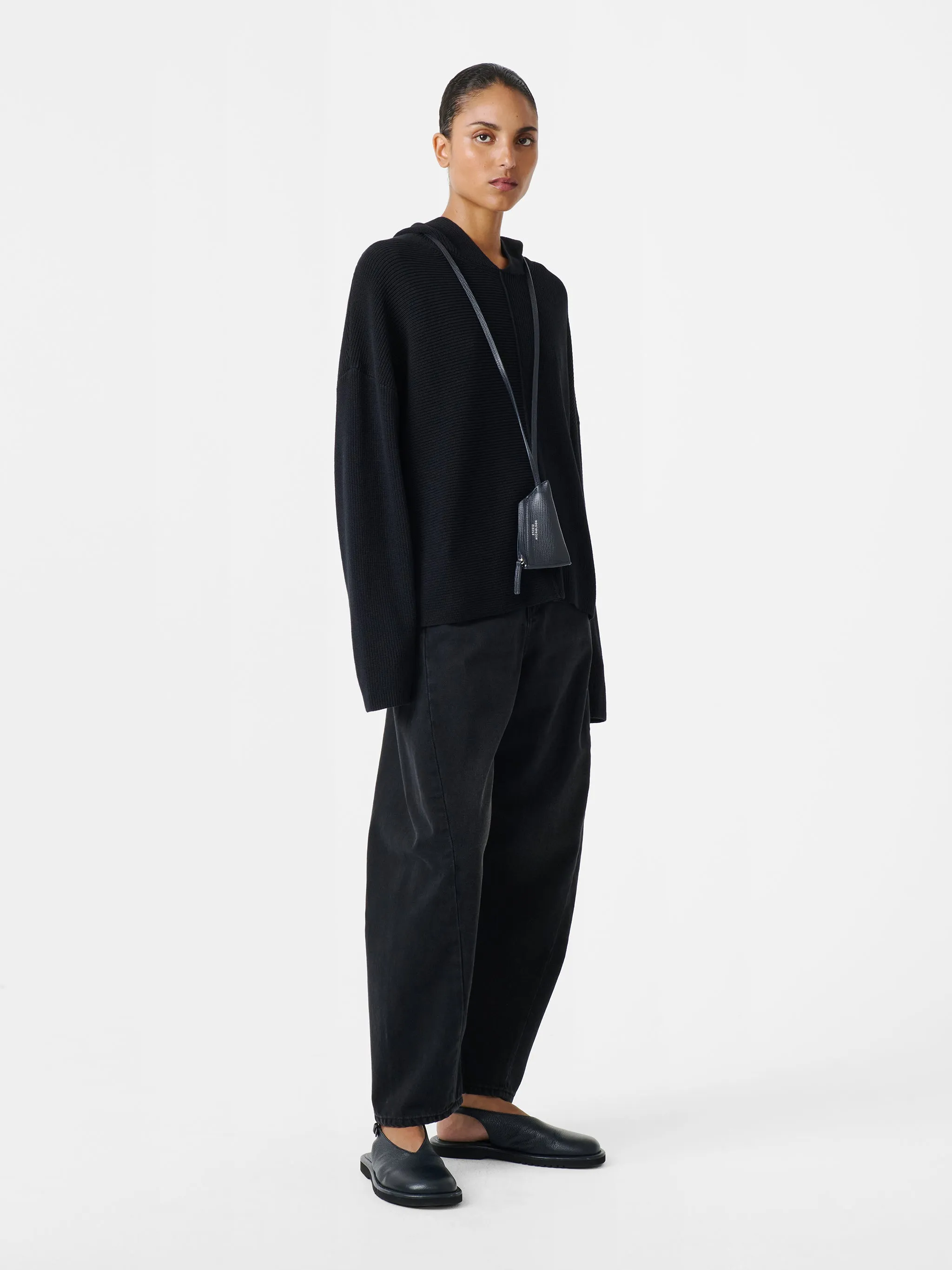 Akerman Denim Pant in Washed Black