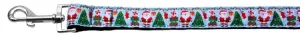 Aqua Santa Nylon Dog Leash 5-8 Inch Wide 4ft Long