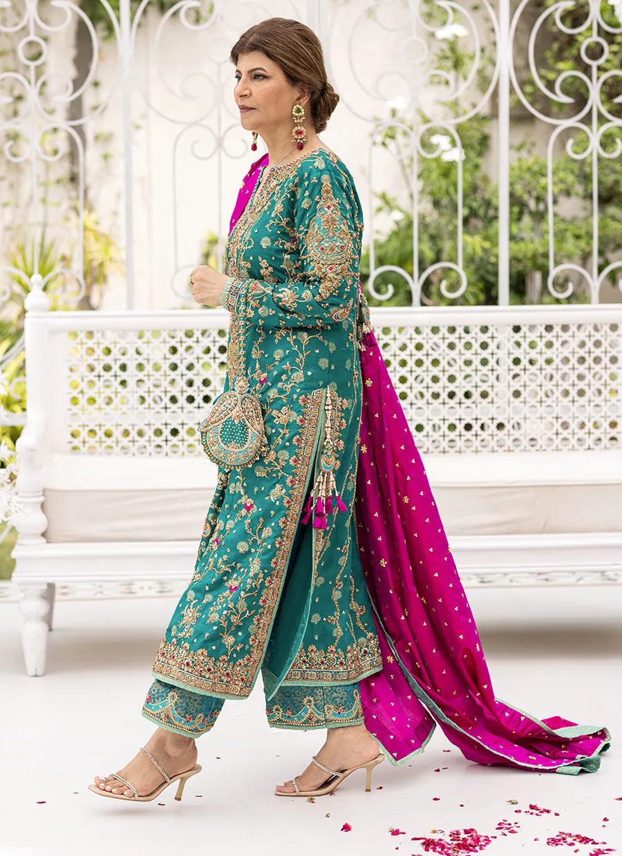 Azeeta Festive Couture - Avisa Emerald Kurta