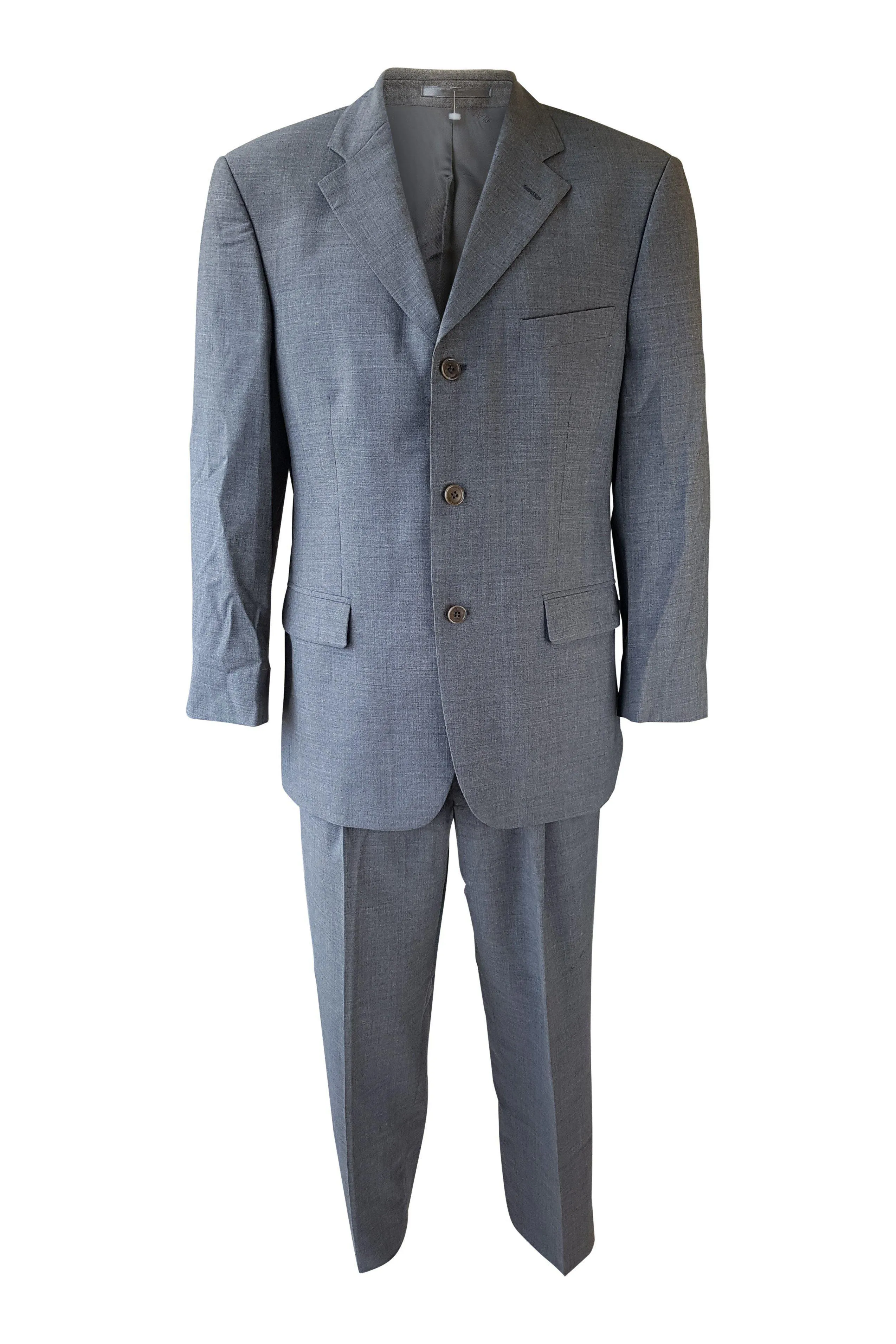 BALMAIN Vintage Men's Single Breasted Grey Suit (40")