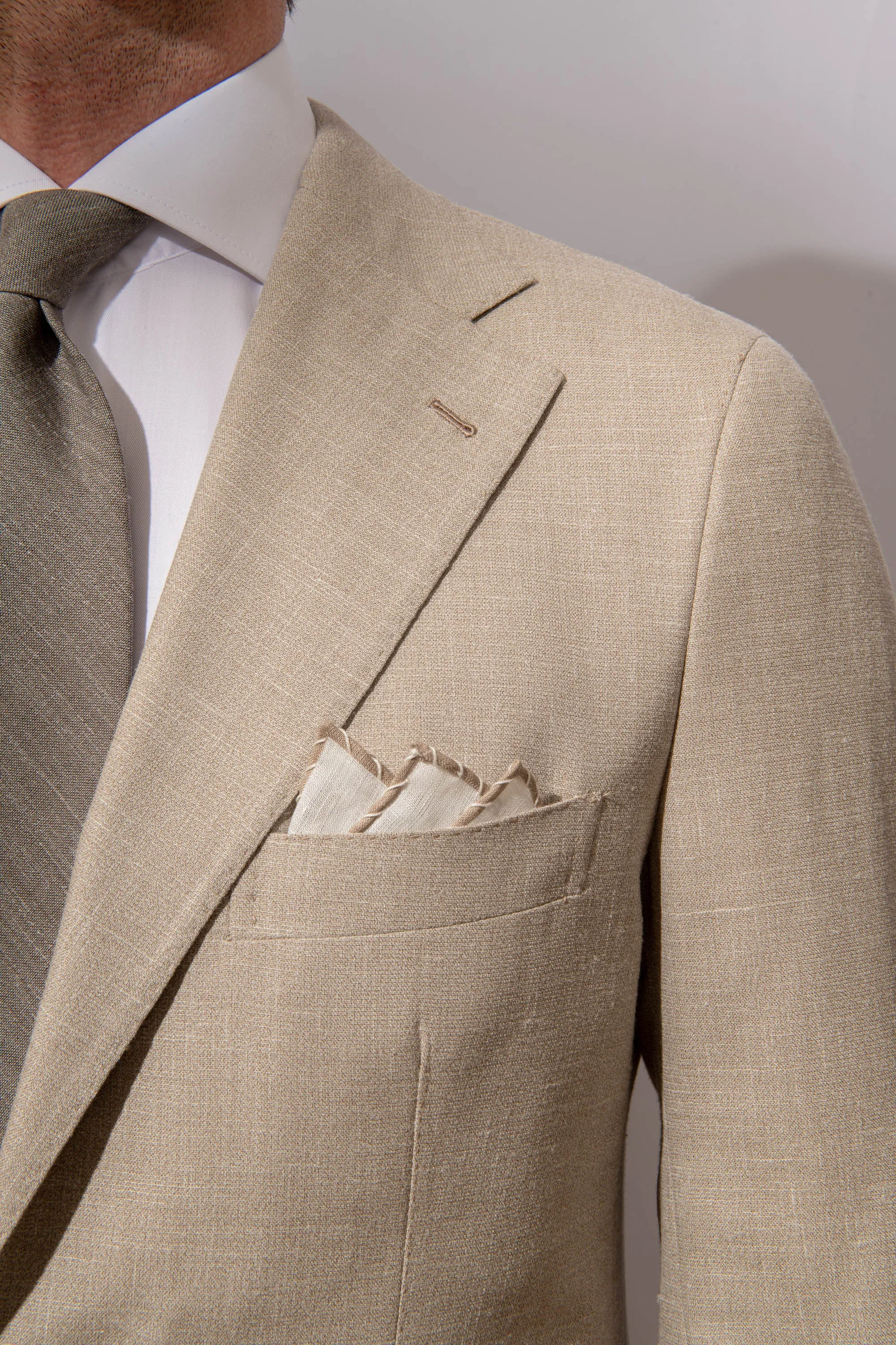 Beige Suit - Made in Italy