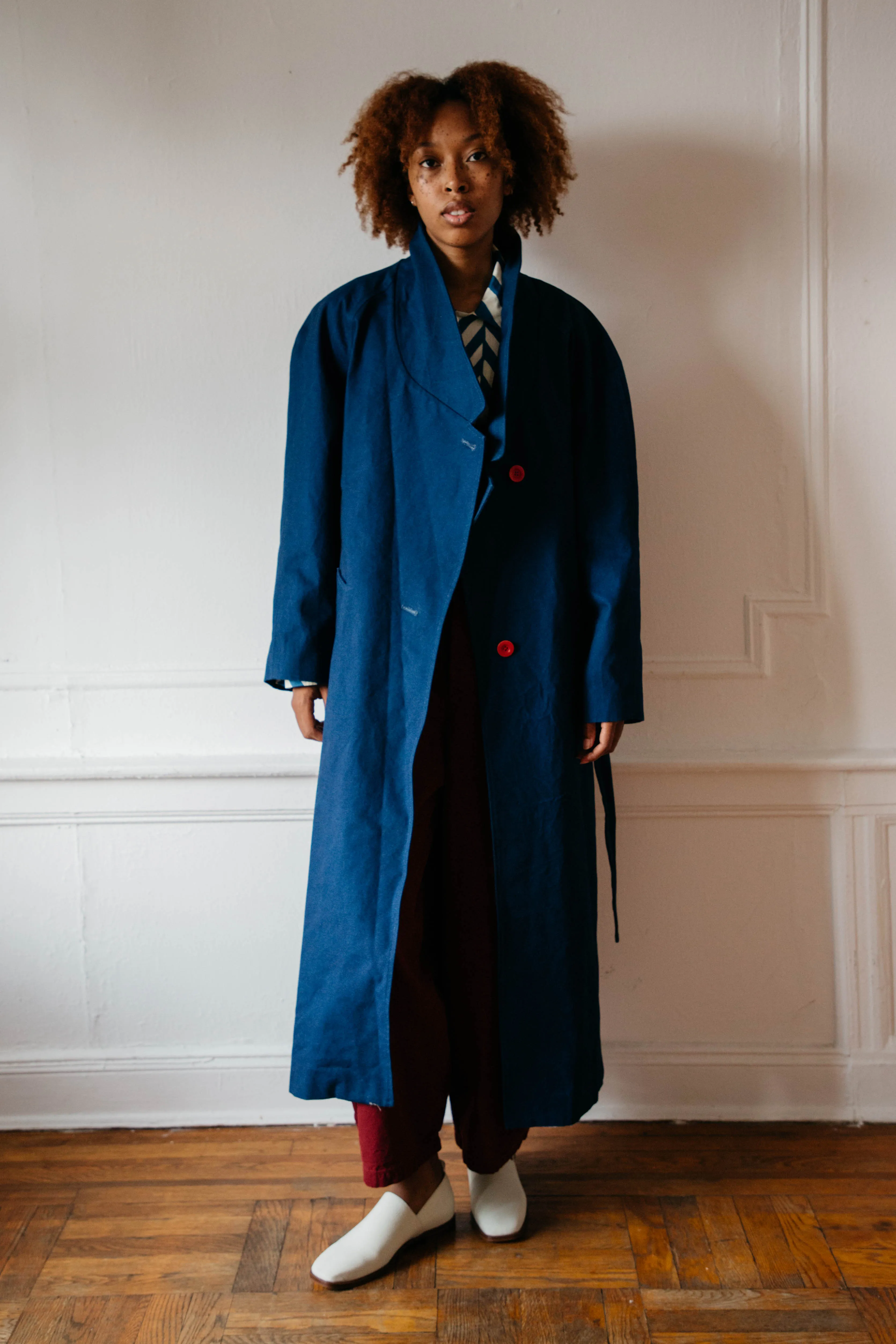 Cassidy Coat - Indigo