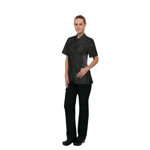 Chef Works CES05WBLK2XL Chef's Coat