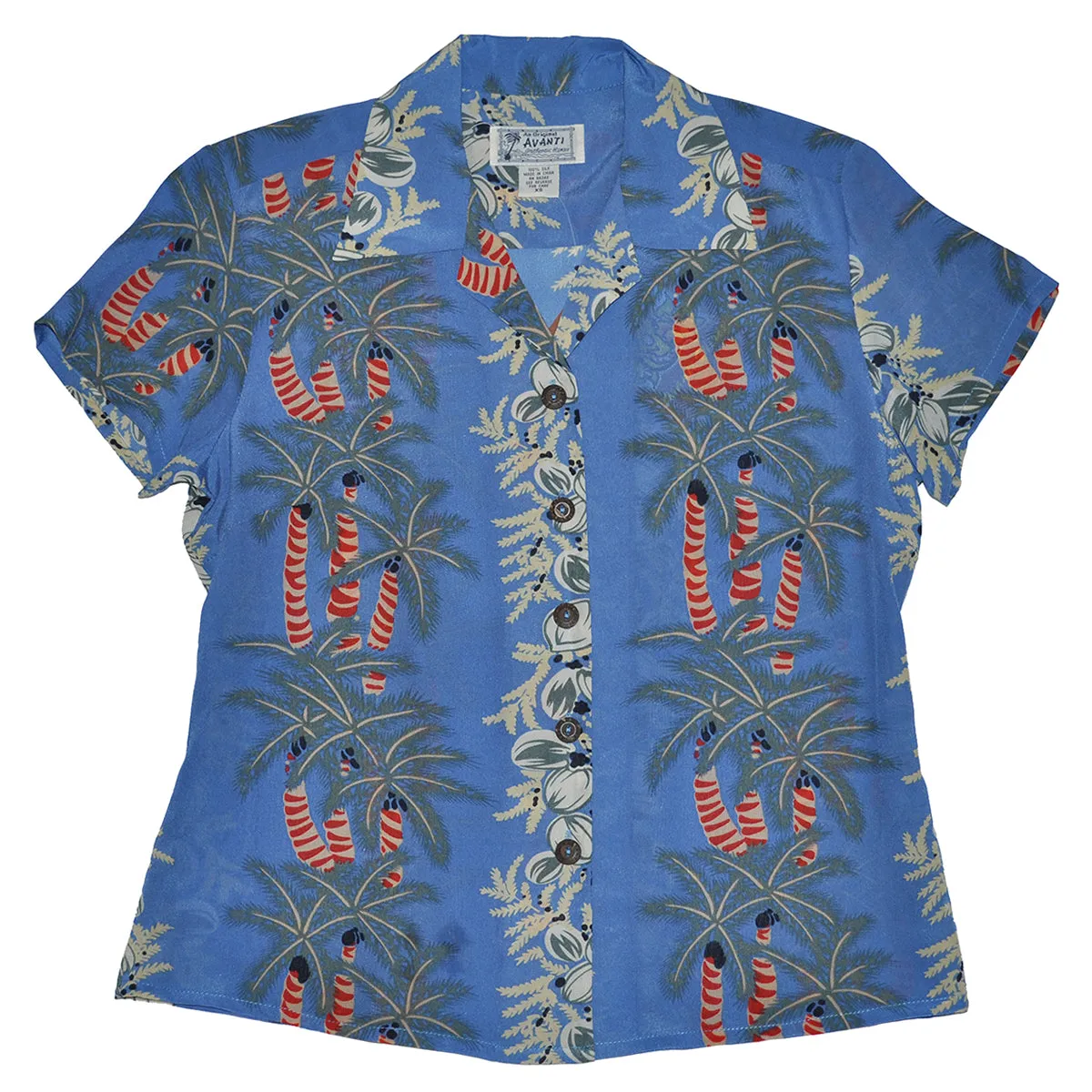 Coconut Palm (Women's Shirt) - Blue