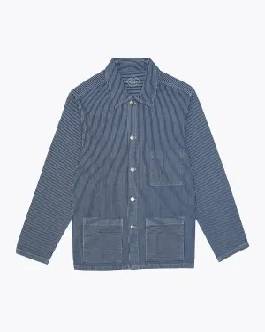 Denim Kite Jacket / Indigo Lines