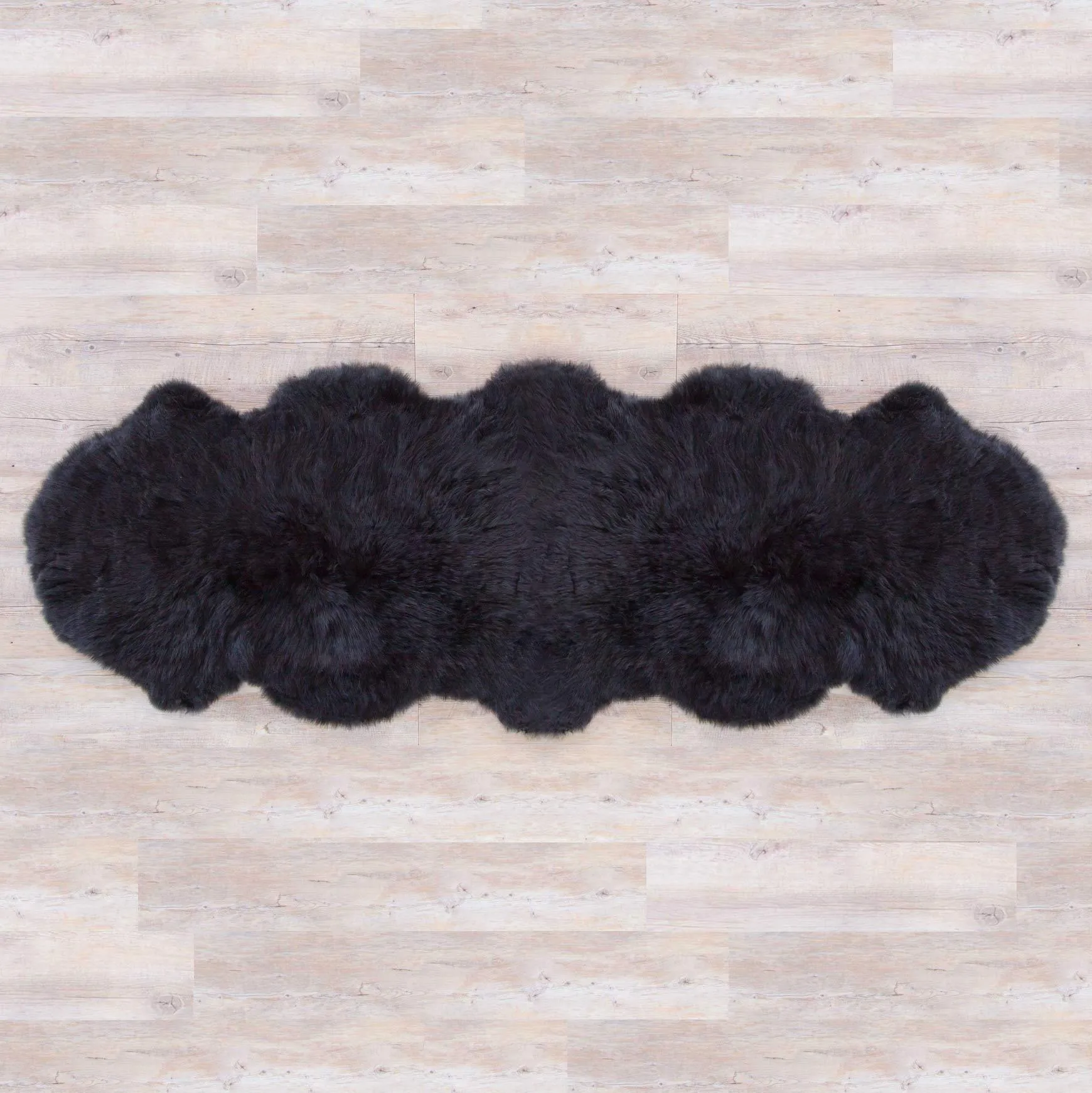 Double Sheepskin Jet Black