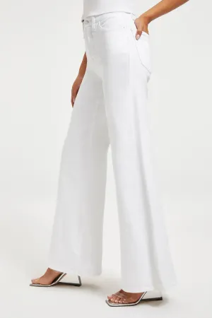 Good Waist Palazzo White001