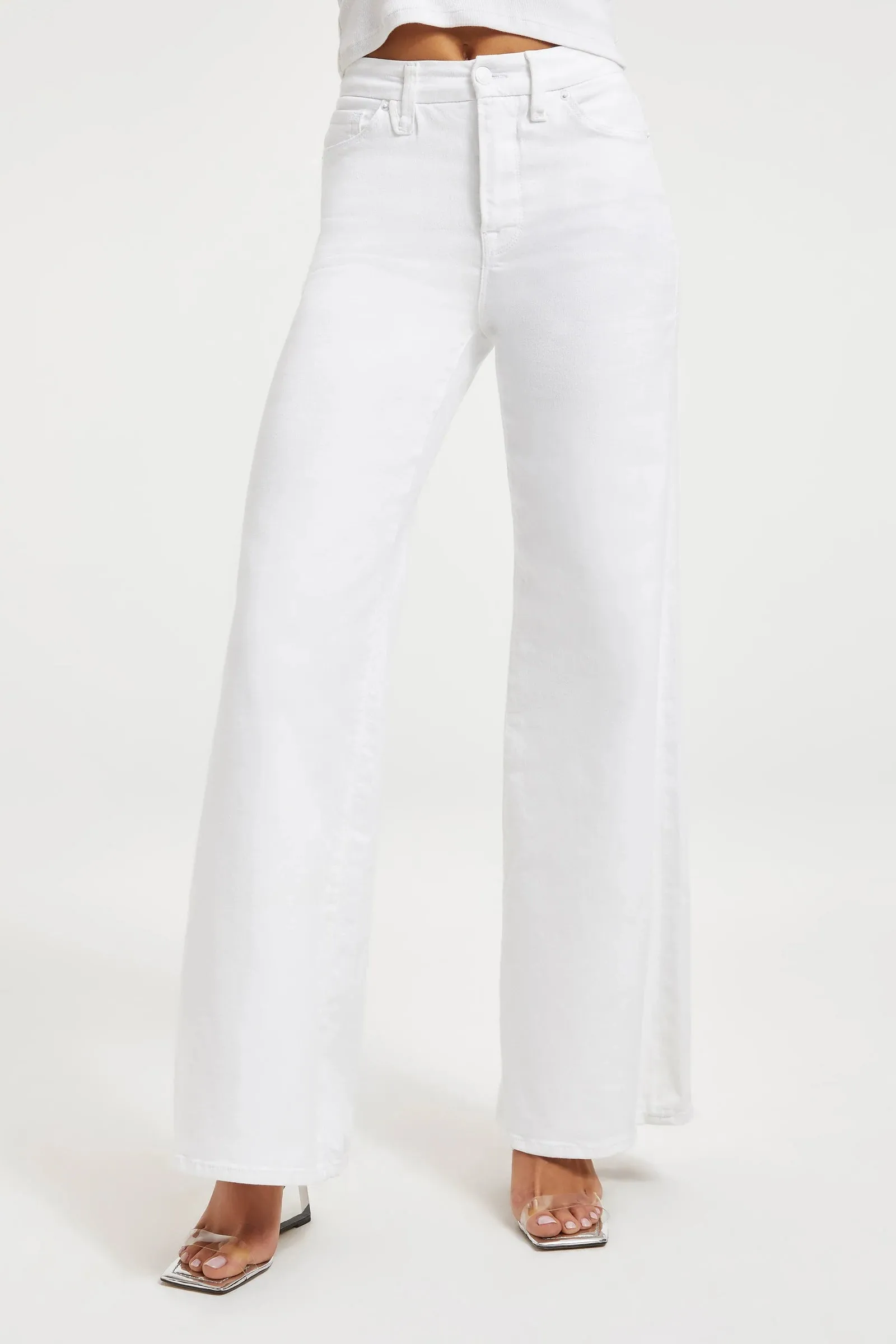 Good Waist Palazzo White001