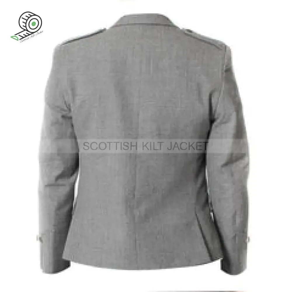 Grey Argyll Vest and Jacket