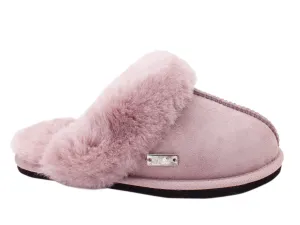 Haflinger Sheepskin Slippers North Star Rosewood