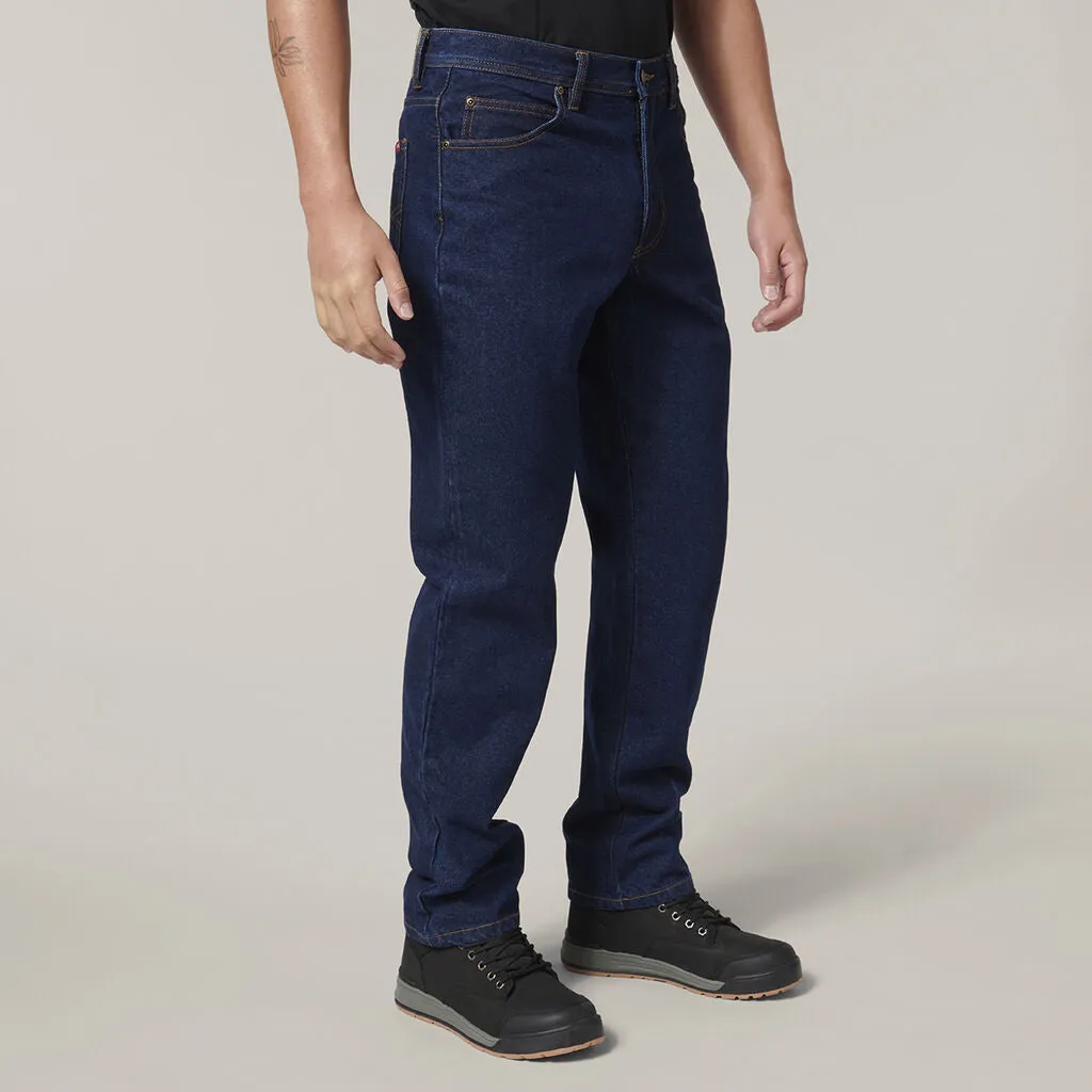 Hard Yakka Heavy Duty Washed Denim Work Jeans (Y03514)