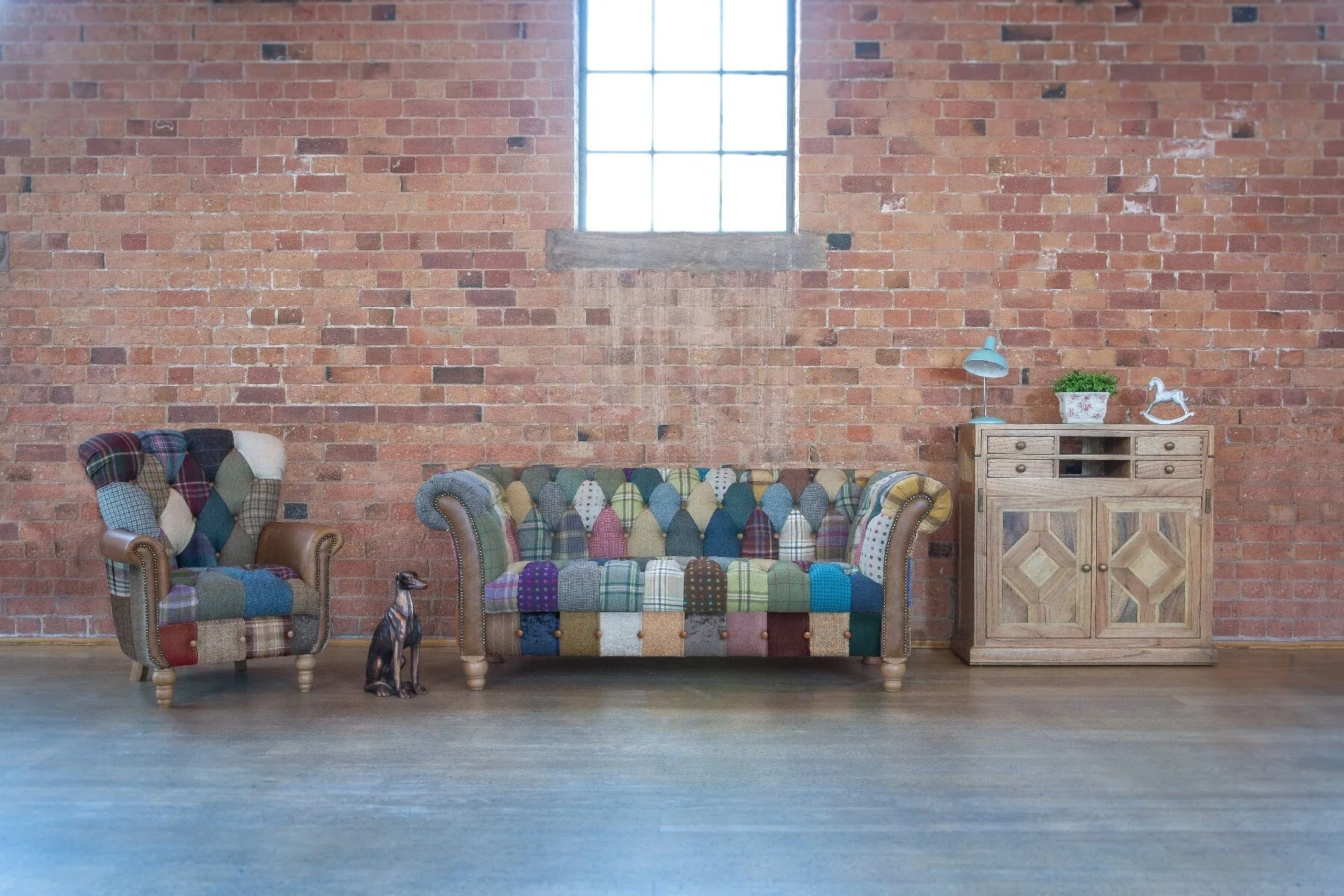 Harlequin Patchwork 2 Seater Chester Club