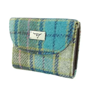 Harris Tweed Wallet - Jura Grey/Black Tartan