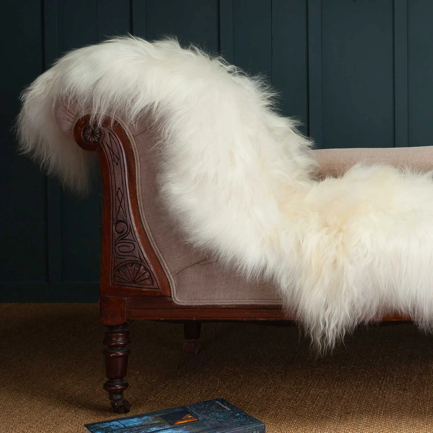 Icelandic Double Sheepskin Natural White