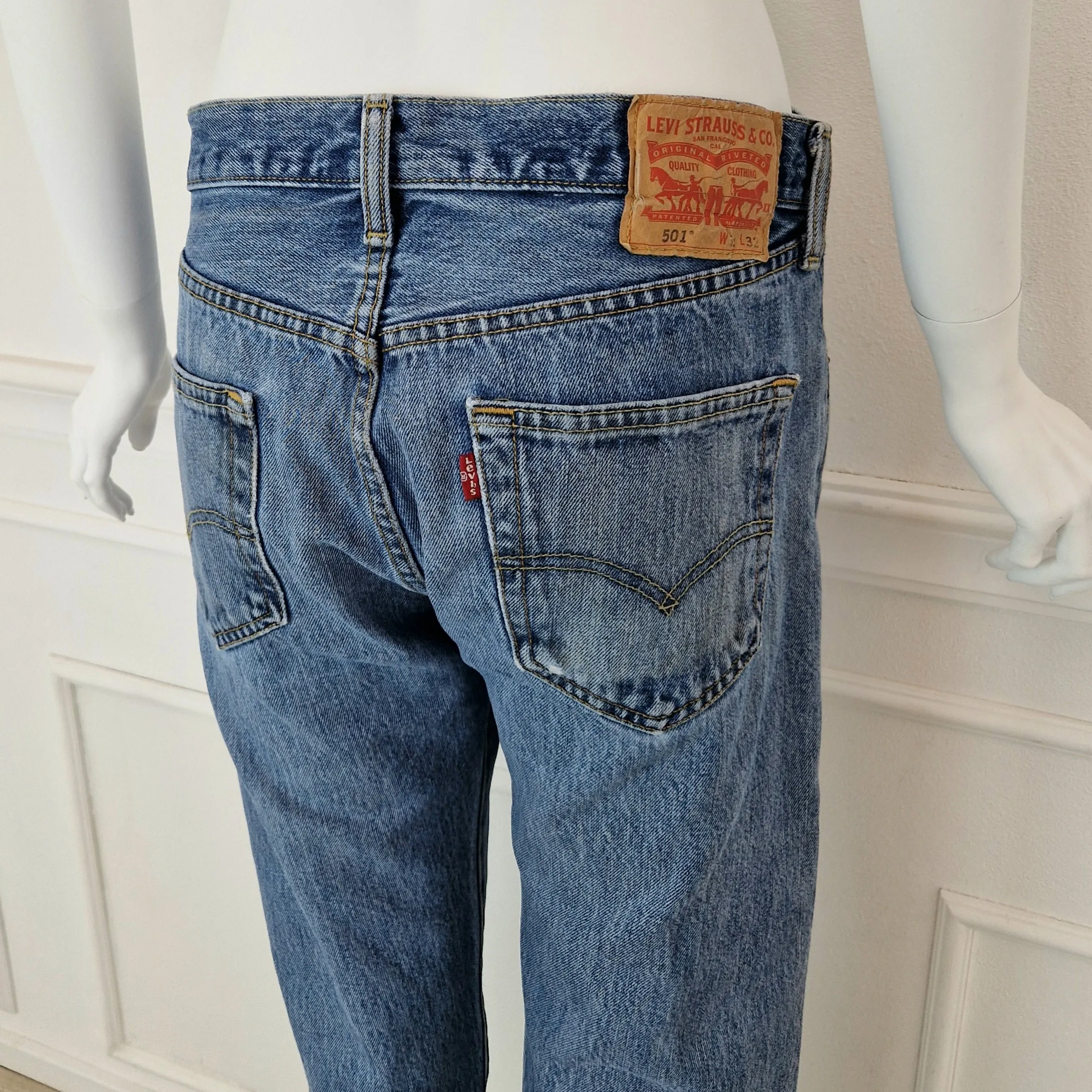 Jeans Levi's 501 lavaggio chiaro W32