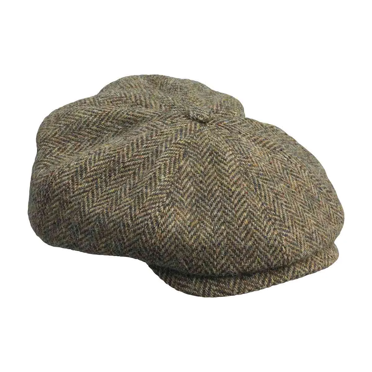 Laksen Lewis Tweed Bakerboy Cap