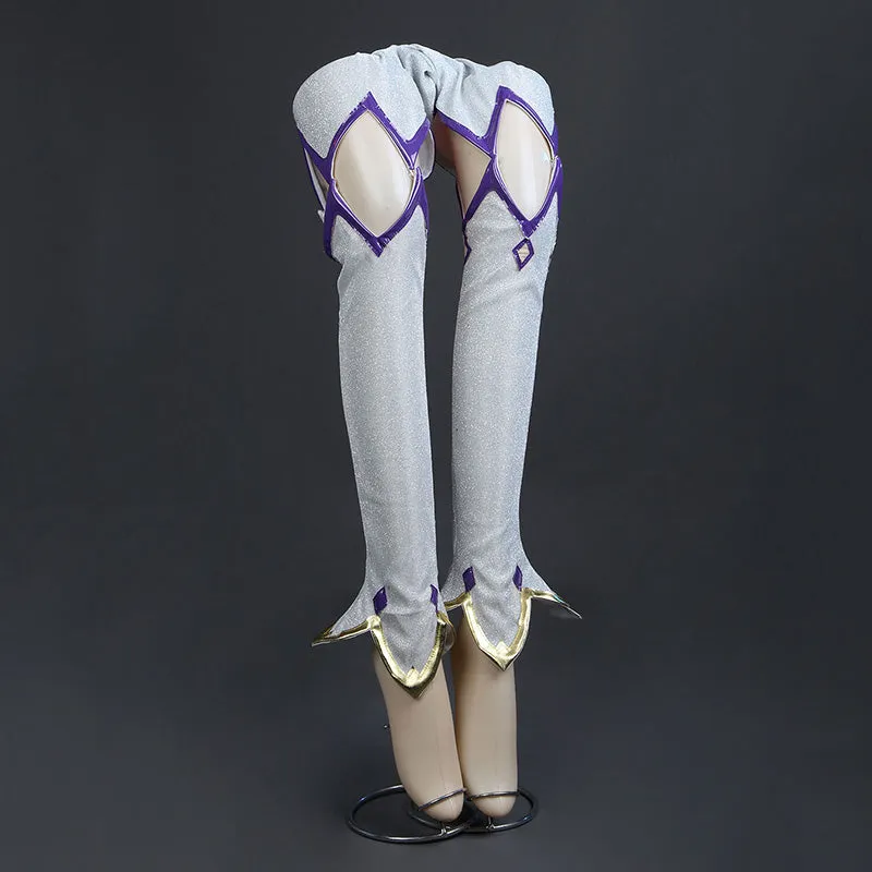 League of Legends LOL Crystal Rose Gwen Prestige Cosplay Costume