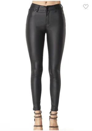 Lydia Faux Leather Skinny