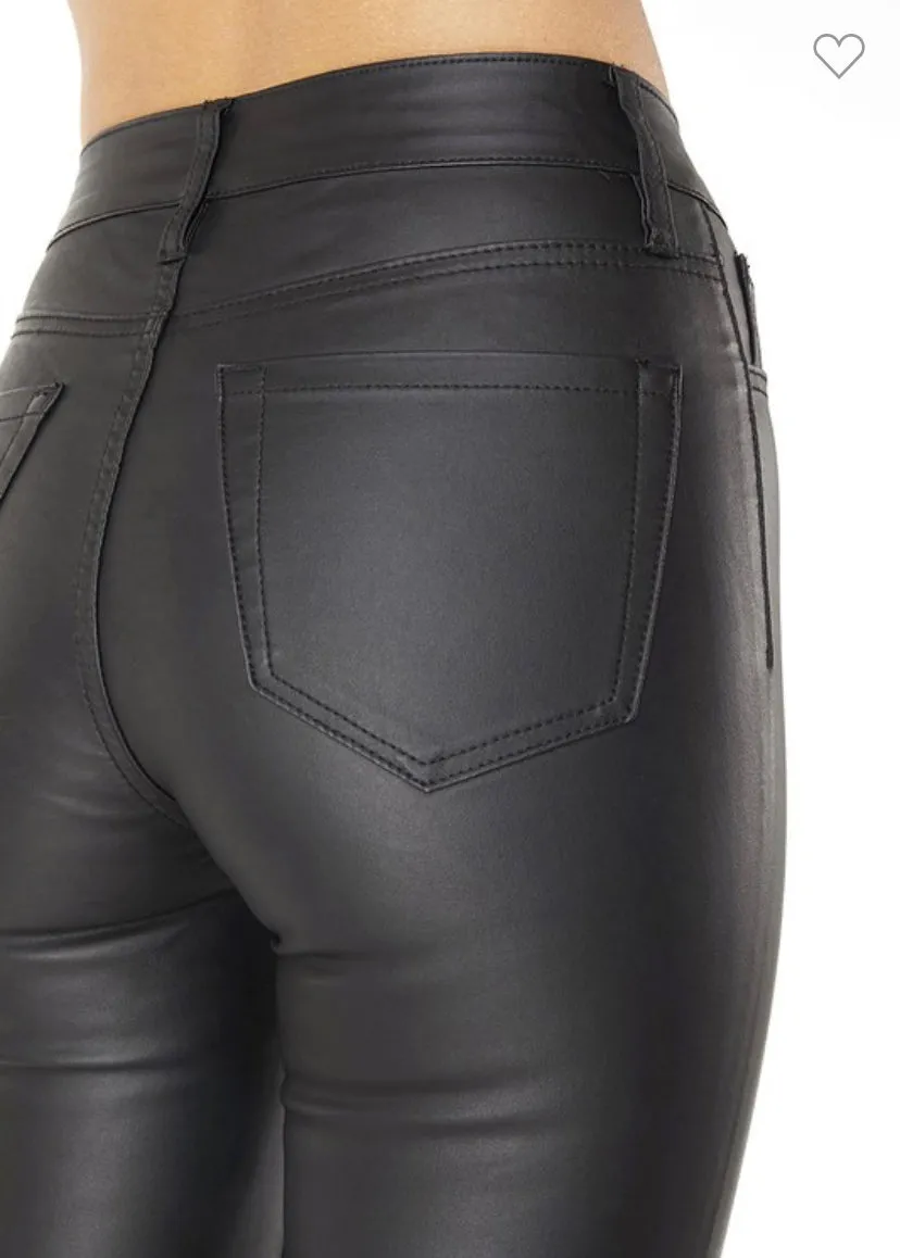 Lydia Faux Leather Skinny