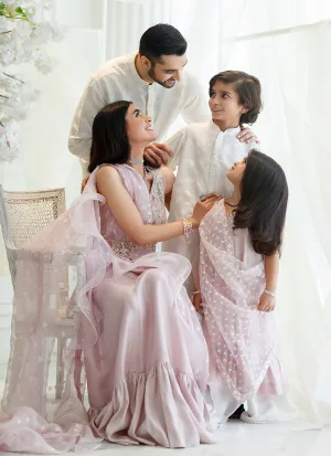 Mini Blanco Silk Kurta