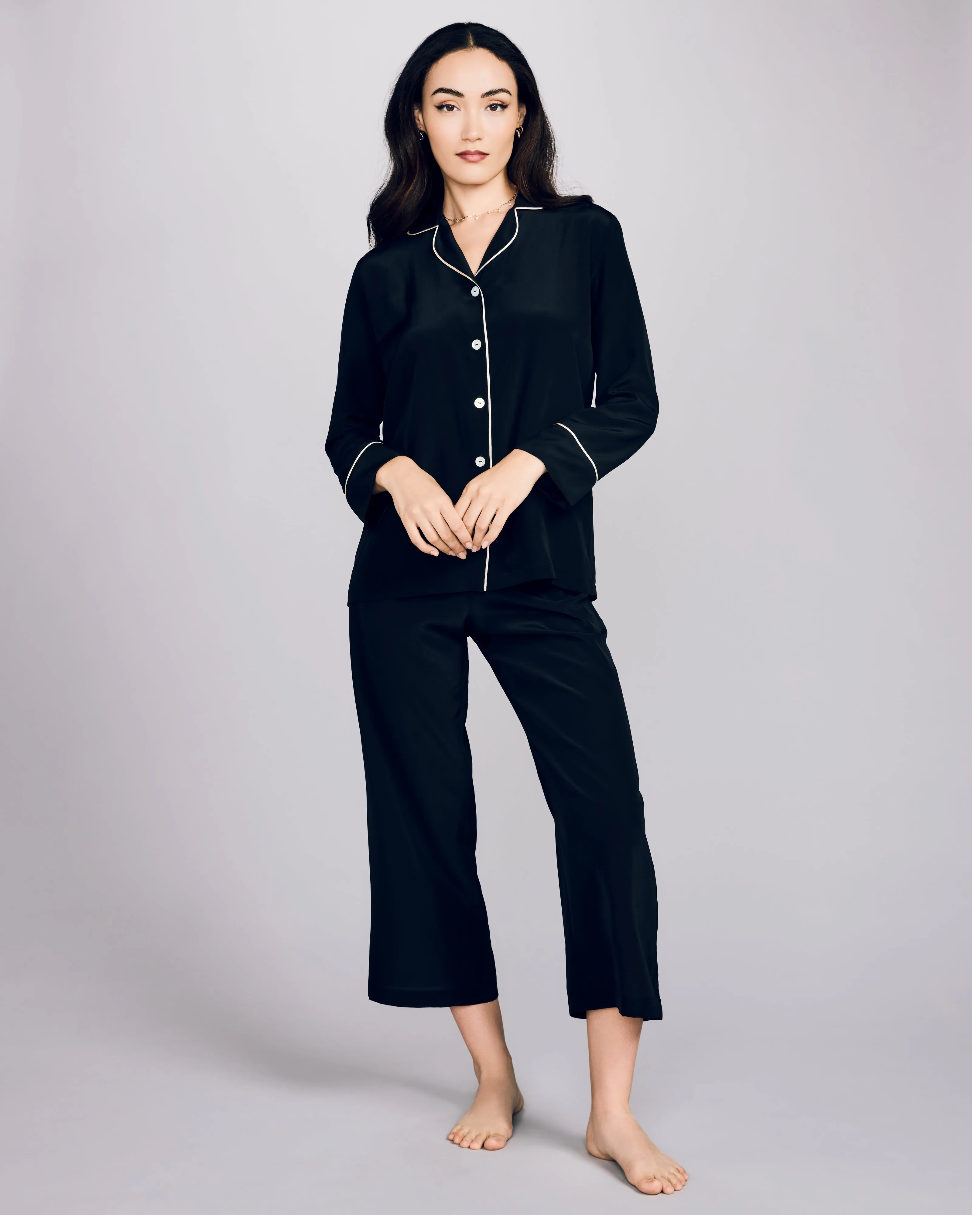 Nights in Paris Silk Pajama