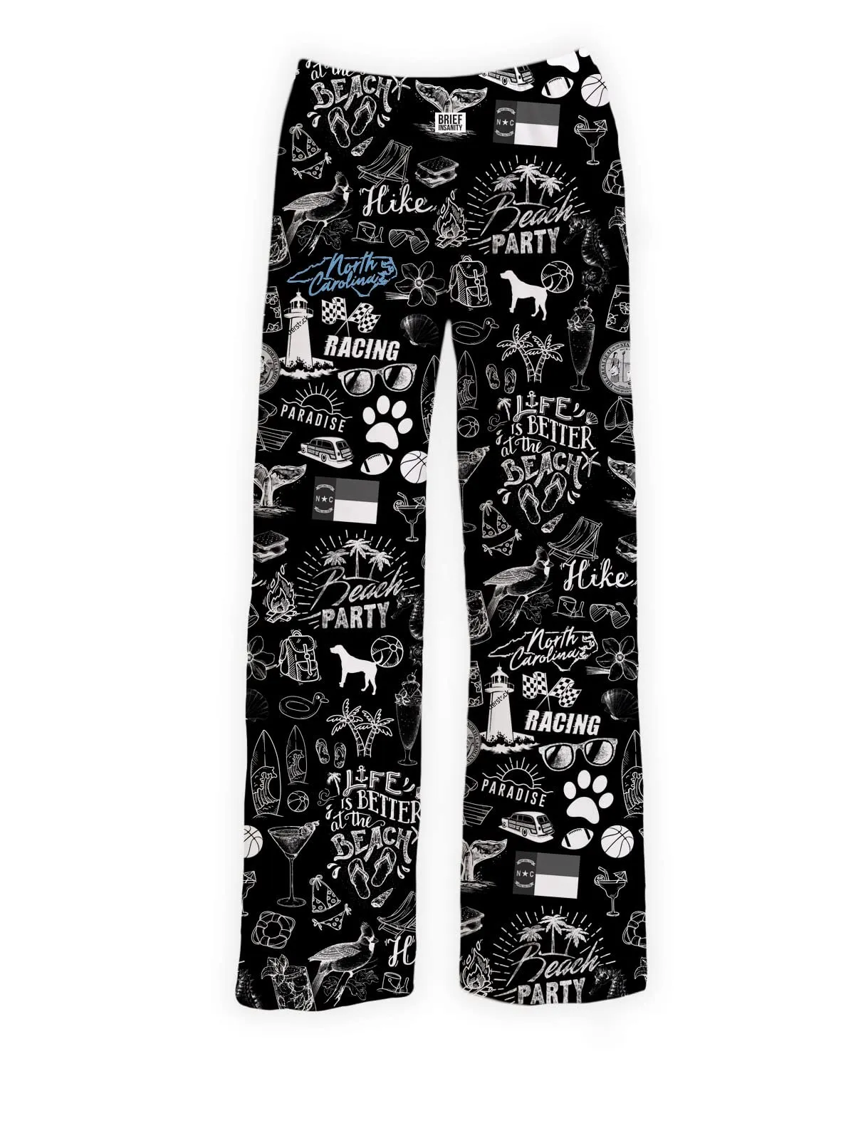 North Carolina Chalkboard Lounge Pants