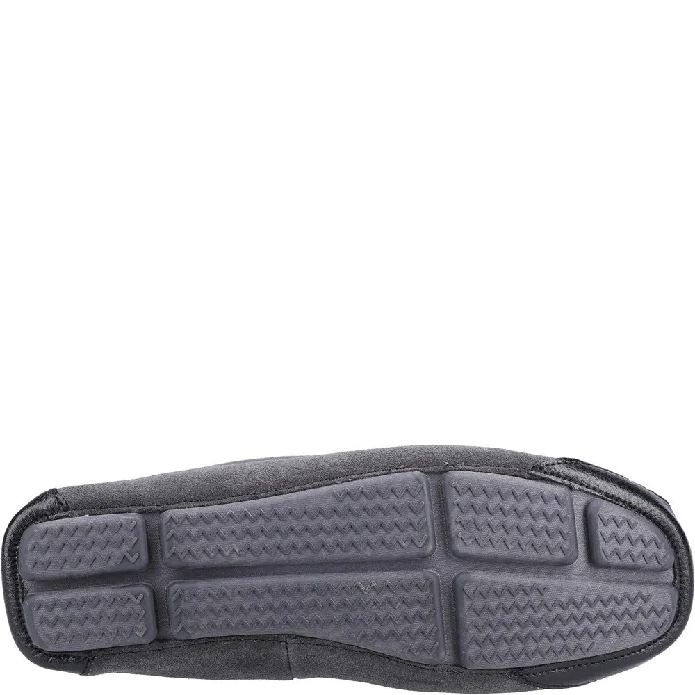 Northwood Sheepskin Moccasin Slippers Grey