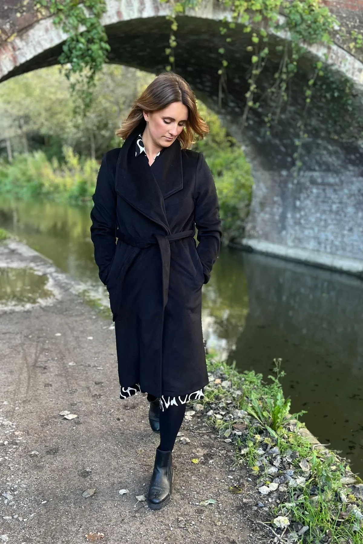 Pippa Shawl Collar Maxi Coat