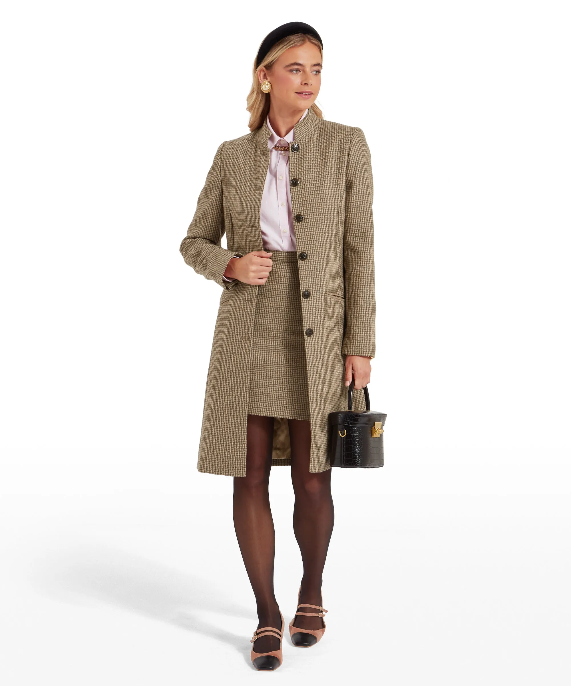 Portree Tweed Jacket - Houndstooth Tweed