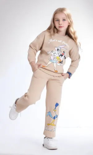 Possible Kids Pajama (Looney Tones) - Beige