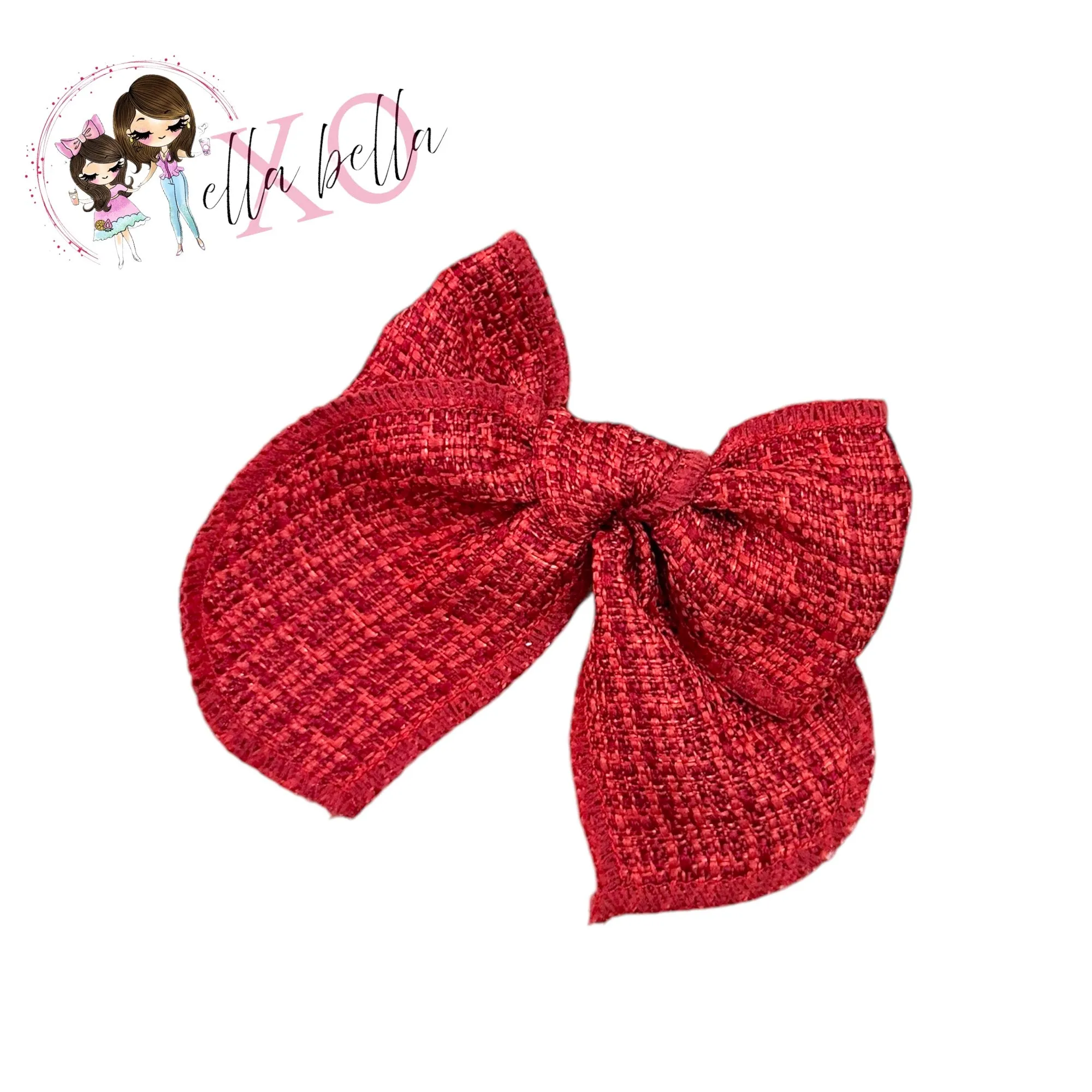 Certainly! To optimize the title of an e-commerce product like Red Tweed Bow, we can add descriptive and enticing modifiers to make it more appealing to potential buyers. Heres an optimized version:

Elegant Red Tweed Bow Tie for Men - Classic Style Accessory for Formal & Casual Wear

This optimized title includes:

1. **Elegant** - a modifier to add a sense of refinement and appeal.
2. **Bow Tie** - specifies the type of bow, making it more searchable.
3. **for Men** - specifies the target audience.
4. **Classic Style Accessory** - provides additional context and enhances appeal.
5. **for Formal & Casual Wear** - broadens the potential usage, making it appealing for different occasions.