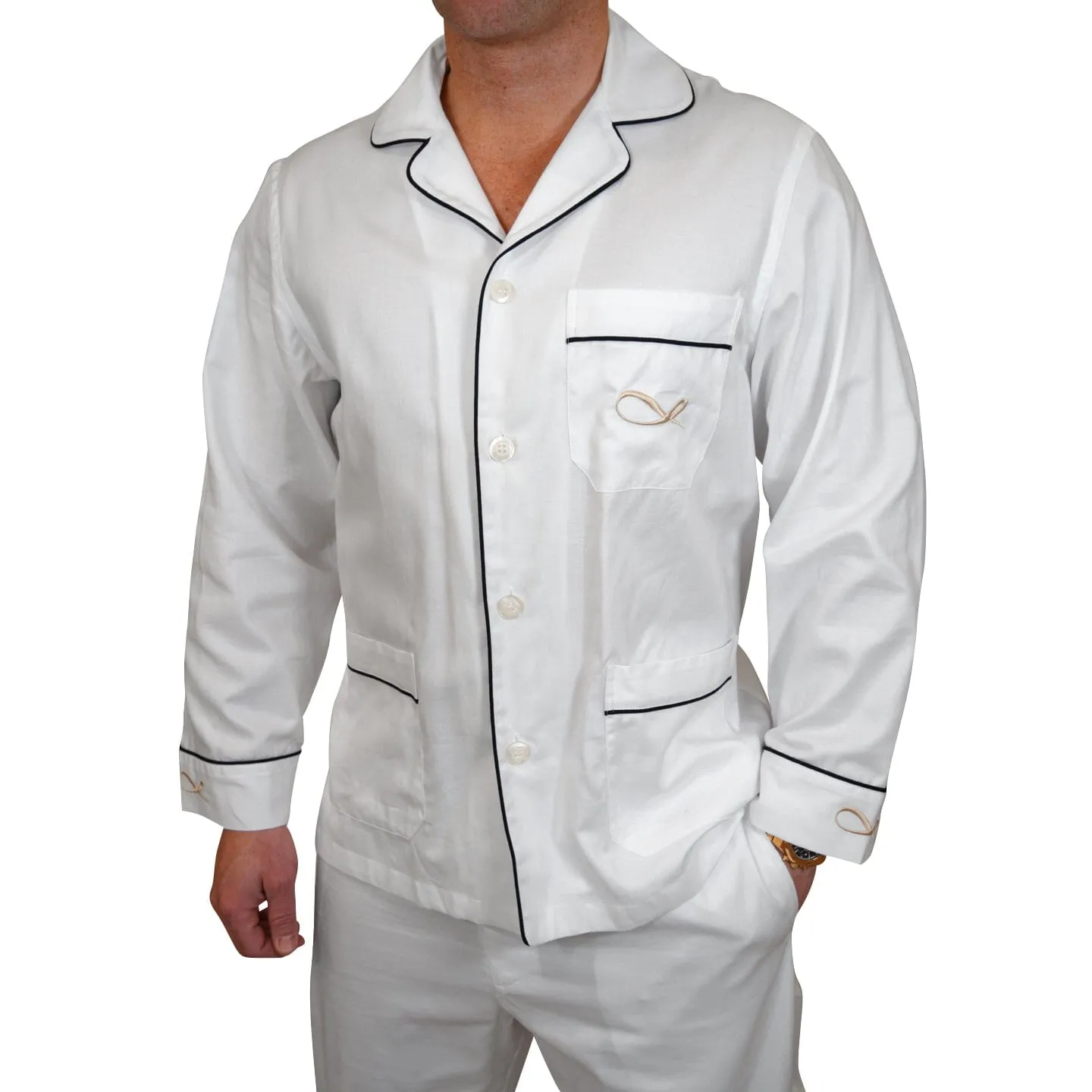 Rejuvenate Collection Pajama Set In White