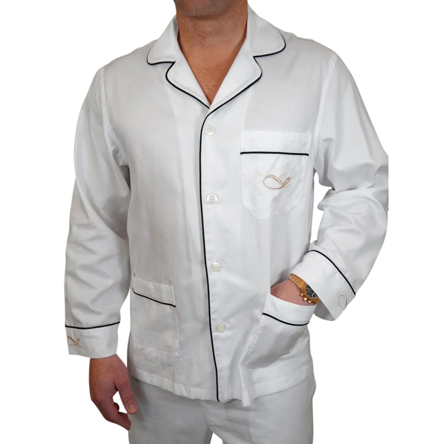 Rejuvenate Collection Pajama Set In White