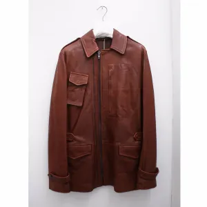 Replica Calfskin Leather Aviators Jacket