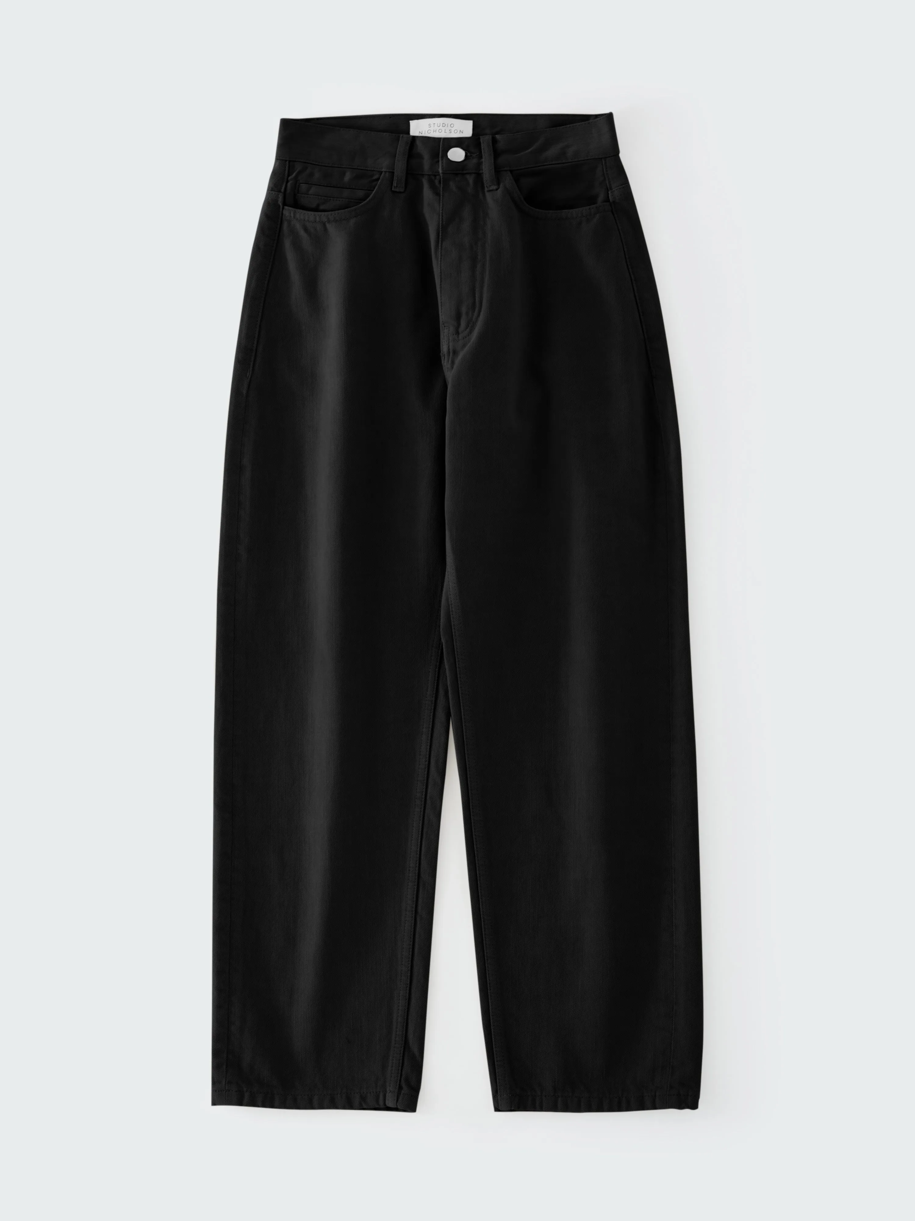 Ruthe Denim Pant in Washed Black