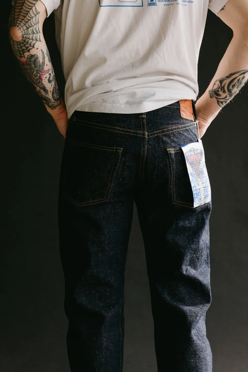 S5000ZX - 17oz "Zero" Selvedge Denim Jeans - Regular Straight O/W